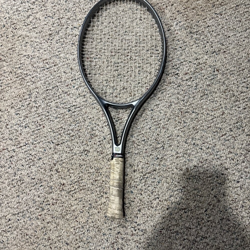 Wilson Silver Tennis Racket - Picture 4 of 7